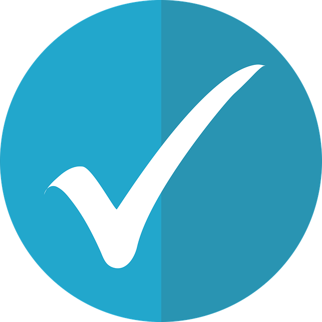 Marca de verificación blanca